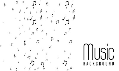 music icon vector background. abstract music vector. music studio background