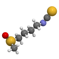 Sulforaphane broccoli and Brussels sprouts molecule, chemical structure
