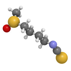 Sulforaphane broccoli and Brussels sprouts molecule, chemical structure