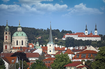Old town in Prague cityscape Czech Republic