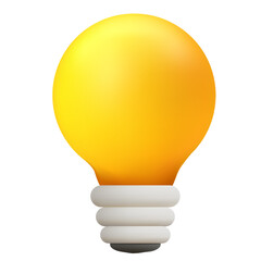 light bulb icon vector