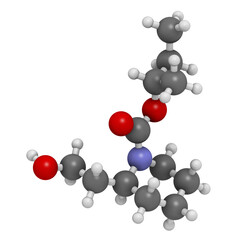 Icaridin (picaridine) insect repellent molecule.