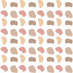 Simple seamless pattern with repeating abstract shapes. Flat vector illustration. - 533491023