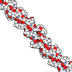 collagen model protein, chemical structure.