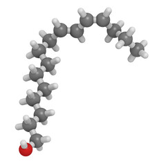 Bombykol pheromone molecule, chemical structure