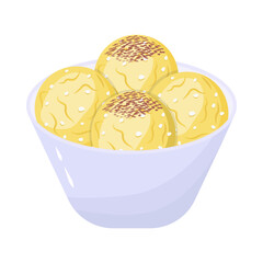 Check this colorful flat icon of ice cream 