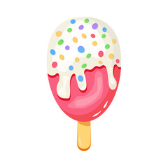 Check this colorful flat icon of ice cream 