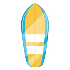 Trendy flat illustration of a longboard