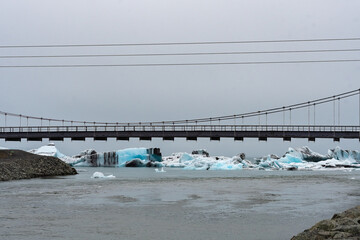 Landscepe of the Diamond Beach (Iceland)