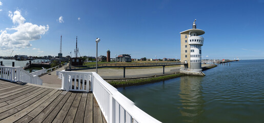 Panorama der Alten Liebe in Cuxhaven