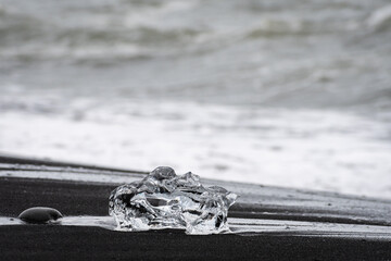 Landscepe of the Diamond Beach (Iceland)