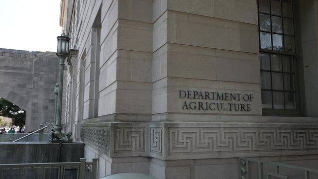 US Department of Agriculture USDA building in Washington, DC.