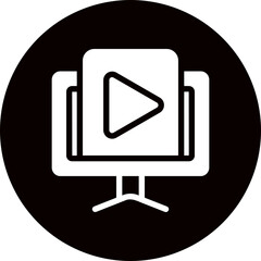 video glyph icon