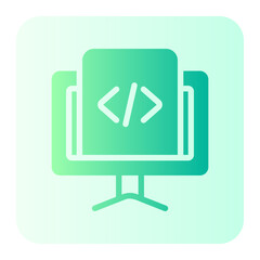 coding gradient icon