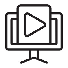 video line icon