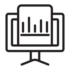 analytics line icon