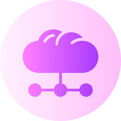 network gradient icon