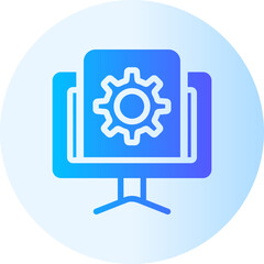 web optimization gradient icon
