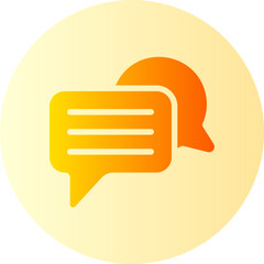 chat gradient icon