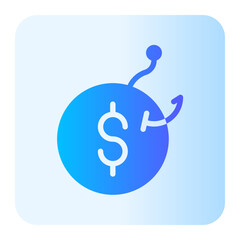 money gradient icon