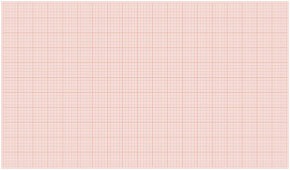 Graph paper background. Millimetre paper (pink). 1 mm marking step. Template. Vector illustration.