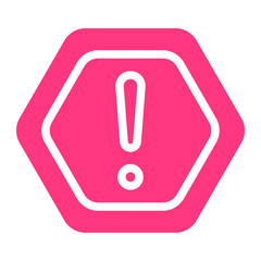 warning gradient icon