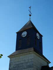 Clocher de l'église de Curçay sur Dive