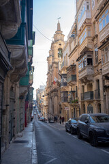 Fototapeta na wymiar The Streets of Valetta, Malta