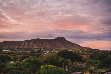 Hawaii Honolulu Landscape Scenery Dawn