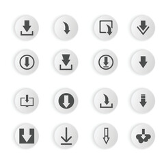 download icon set vector