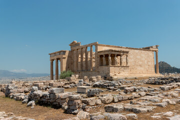 Fototapeta premium The caryatids , Erechtheion of the Acropolis, Athens