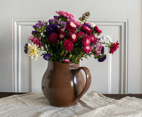 bouquet of flowers in a vase