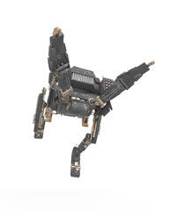 killer mech is leaping for war