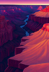 Illustration of Grand Canyon National Park