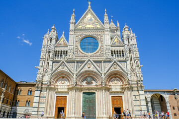 Siena Cathedral Santa Maria Assunta (Duomo di Siena) in Siena, Tuscany, Italy.