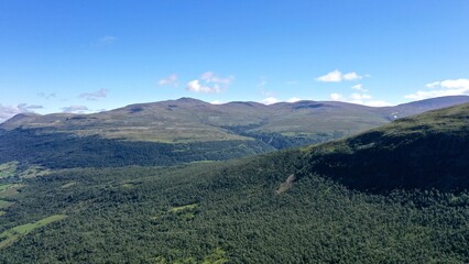 plateau et montagne au centre de la Norvège Hardangervidda