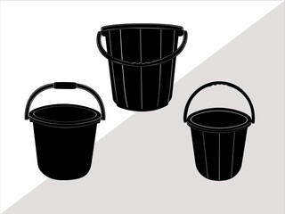 Bucket svg, Bucket vector, Bucket icon, Bucket cut fiule, cut file, for silhouette, svg, clipart, cricut design space 
