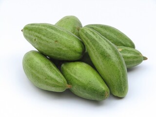 pointed gourd isolated on white background 