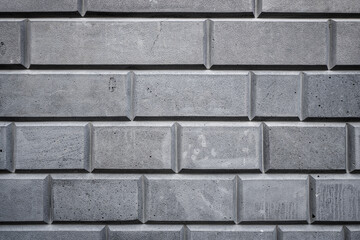 Gray, white bricks on the wall decoration for background. Stone brick wall textures.