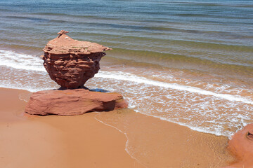 The iconic Prince Edward Island rock formation, the Tea Cup, was wiped into oblivion by...