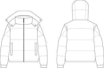 Puffer Jacket, Technical Jacket, Winter Jacket, Down Jacket