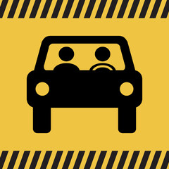 Logo aire de covoiturage. © Scriblr