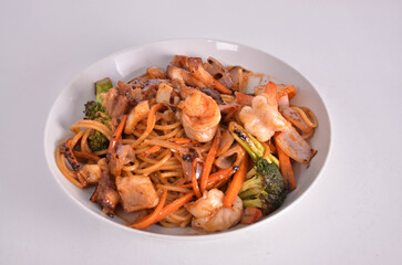 Paste With Shrimp Japonese Fast Food