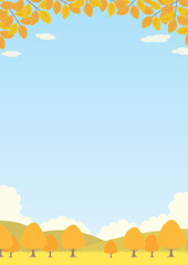 秋_紅葉_背景_縦_1
