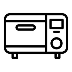 Microwave, appliance, cooking icon