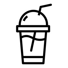 Fototapeta na wymiar Cup, drink, milkshake icon