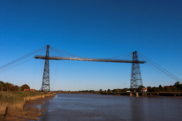 Nouvelle-Aquitaine - Charente-Maritime - Pont transbordeur le soir