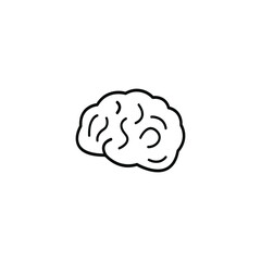 brain icon vector logo design