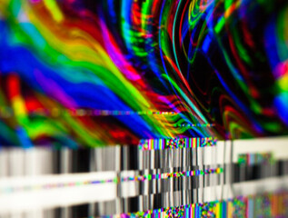 Abstract glitch background