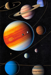 system with a planets © Billy Bateman
